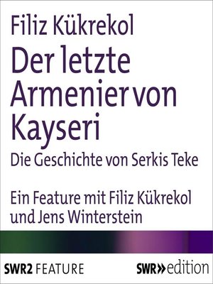 cover image of Der letzte Armenier von Kayseri